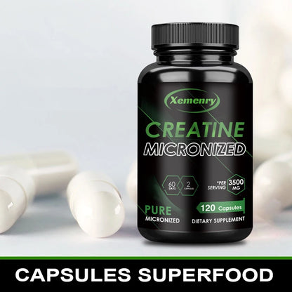 Creatine Monohydrate - 120 Capsules