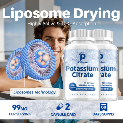 Potassium Citrate Capsules -  120 Capsules