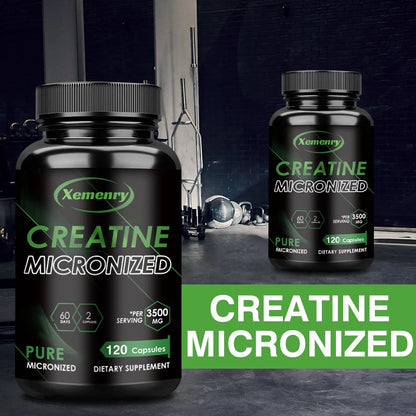 Creatine Monohydrate - 120 Capsules