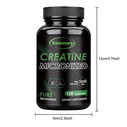 Creatine Monohydrate - 120 Capsules
