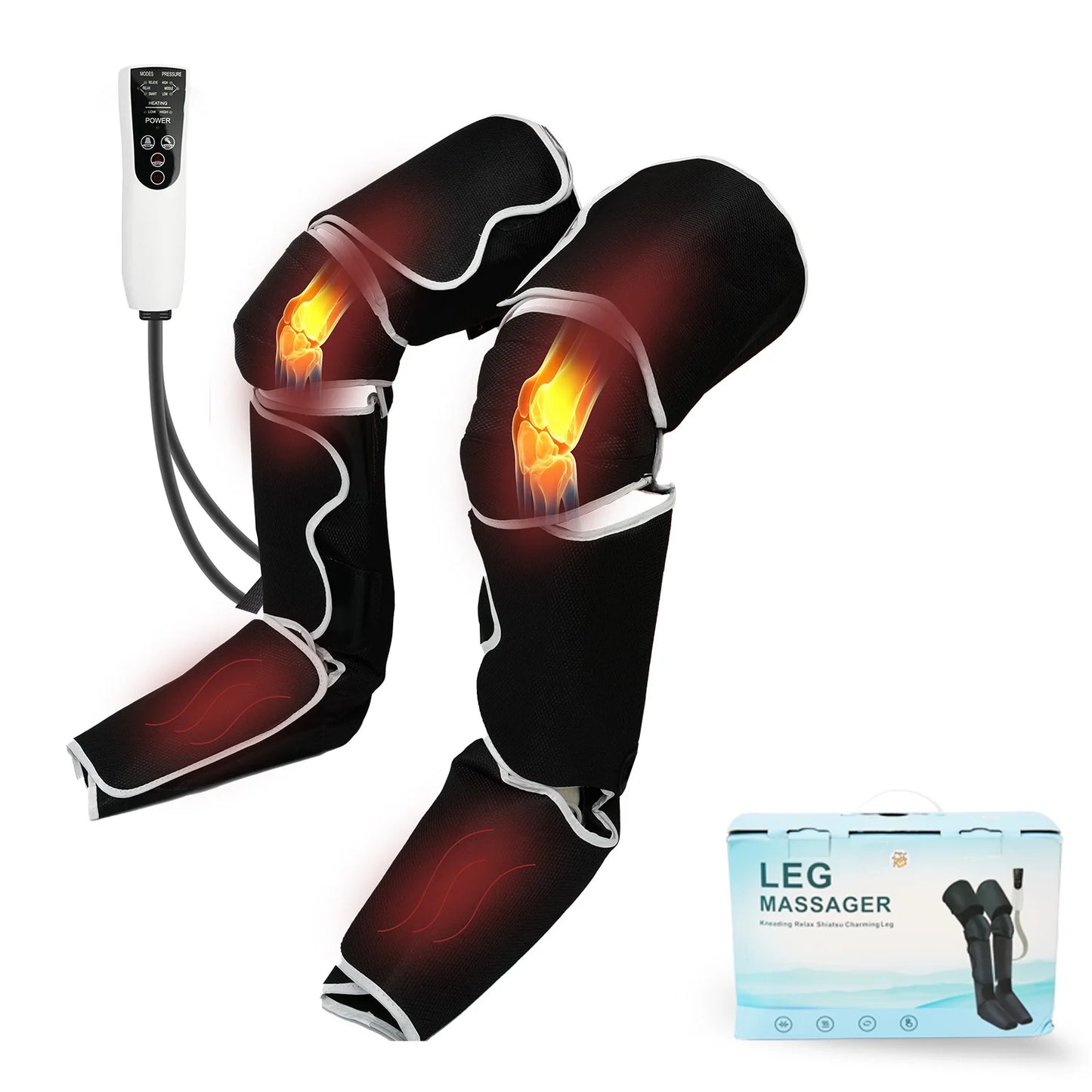 Leg Air Compression Massager with Heat