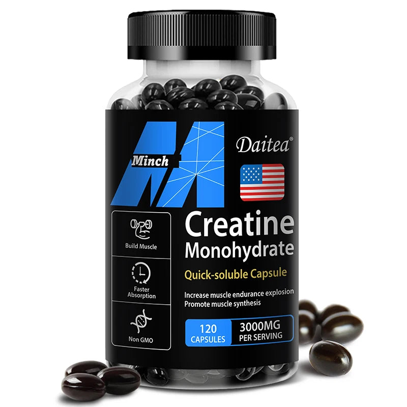 Creatine Monohydrate - 120 Capsules