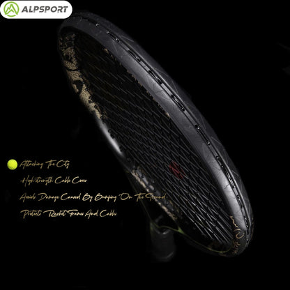 27-inch - 4 3/8-inch grip Carbon Fiber Tennis Racket