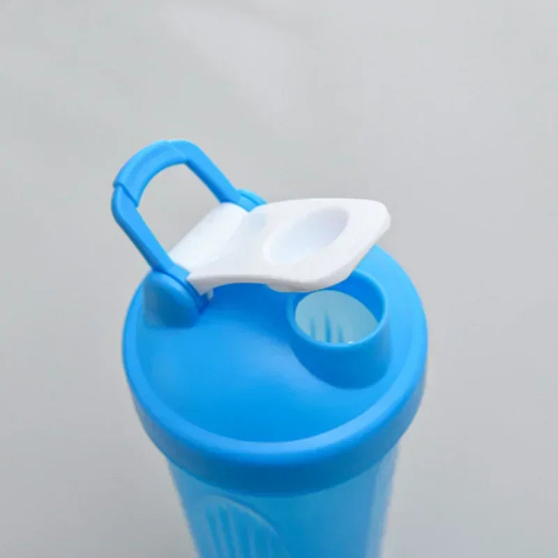 600ml Portable Protein Powder Shaker Bottle