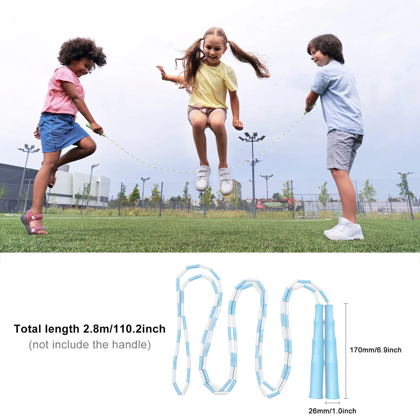 KOOTION Soft Beaded Skipping Rope