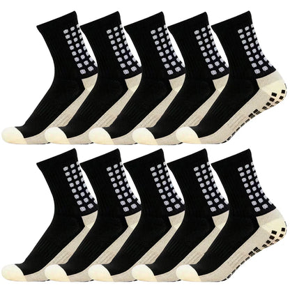 10Pairs Men/Women Athletic Grip Socks