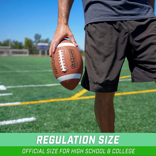 Regulation Official Footballs - 6 Pack Leather Balls
