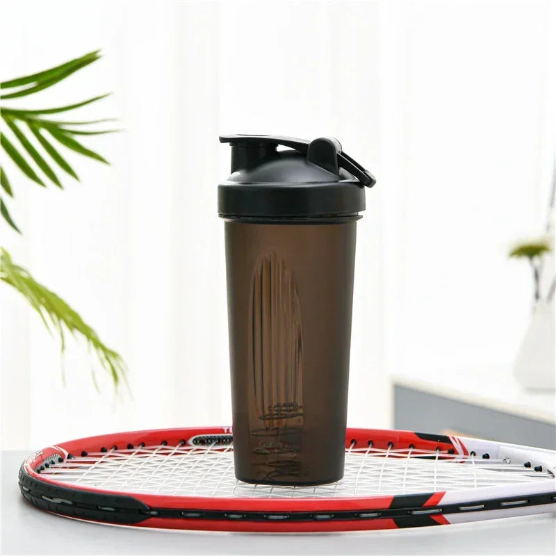 600ml Portable Protein Powder Shaker Bottle