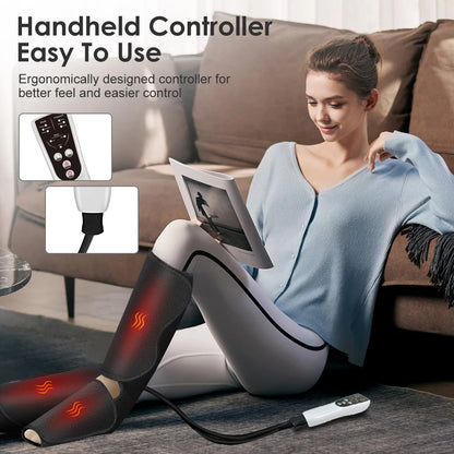 Leg Massager Heat Air Compression Boots