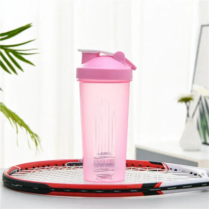 600ml Portable Protein Powder Shaker Bottle