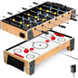 38” Table Top Air Hockey and 40” Foosball Set