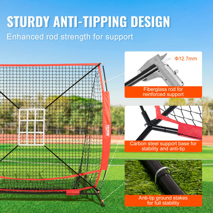 Portable Baseball/Softball Practice Net