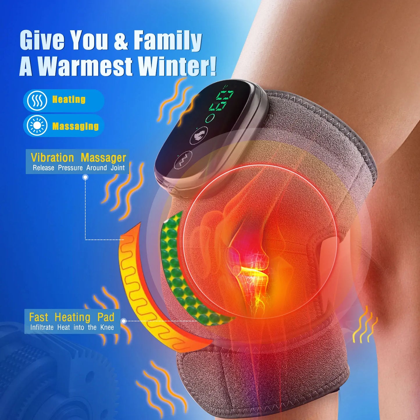 Electric Heating Knee/Elbow Massager