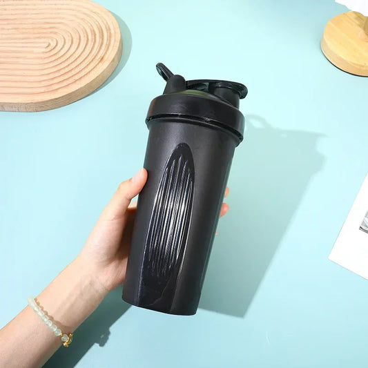 600ml Portable Protein Powder Shaker Bottle