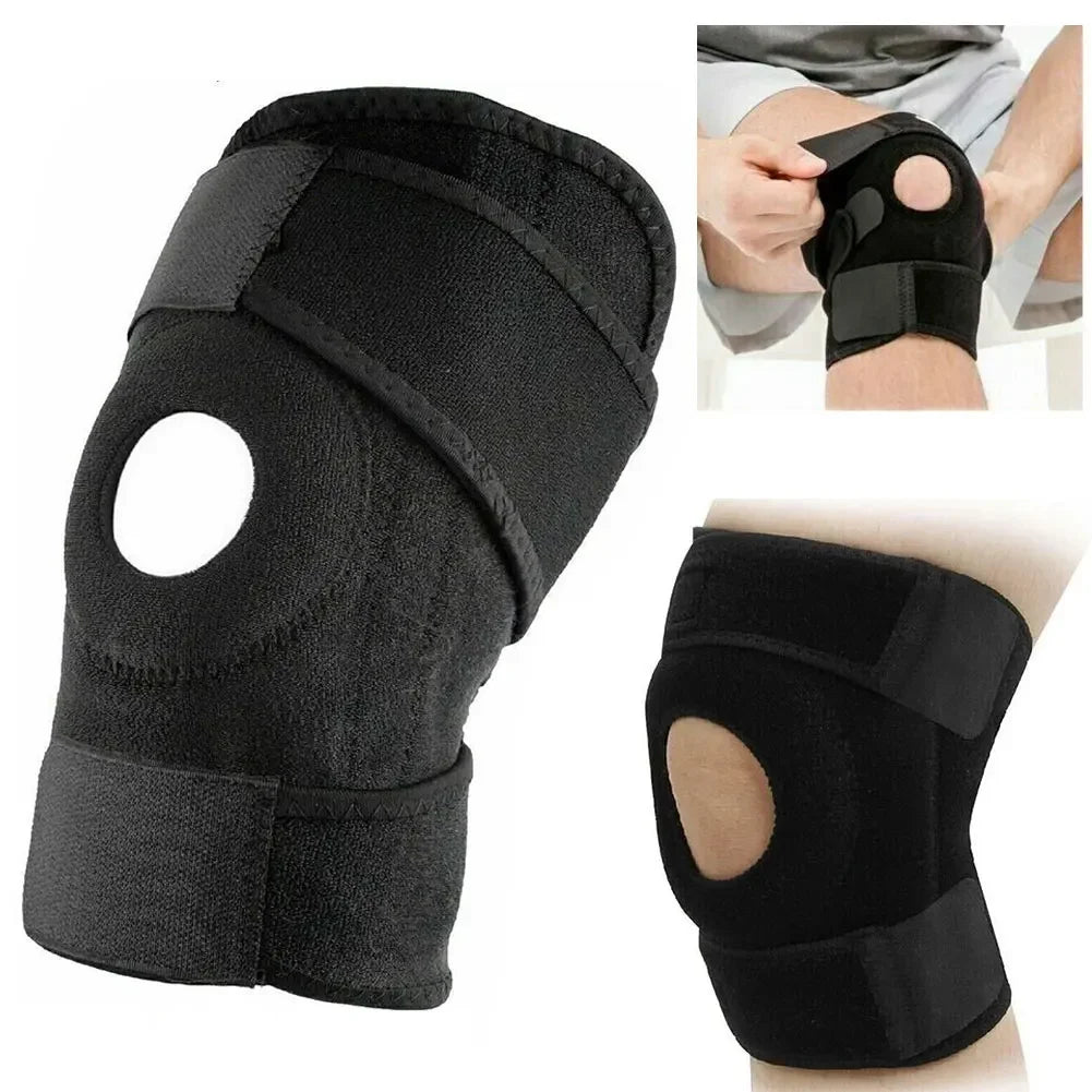 Knee Support Brace with Side Stabilizers