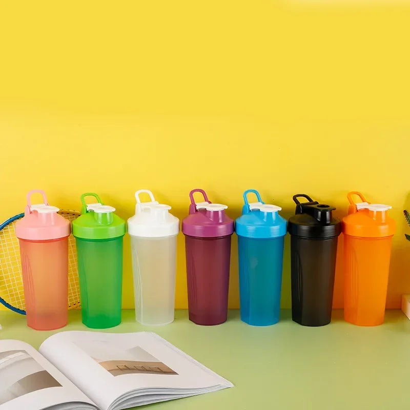 600ml Portable Protein Powder Shaker Bottle