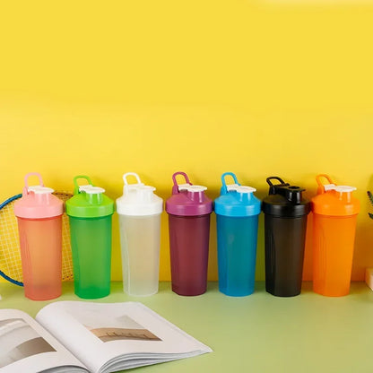 600ml Portable Protein Powder Shaker Bottle