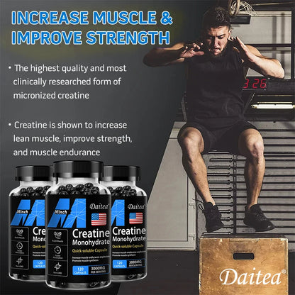 Creatine Monohydrate - 120 Capsules