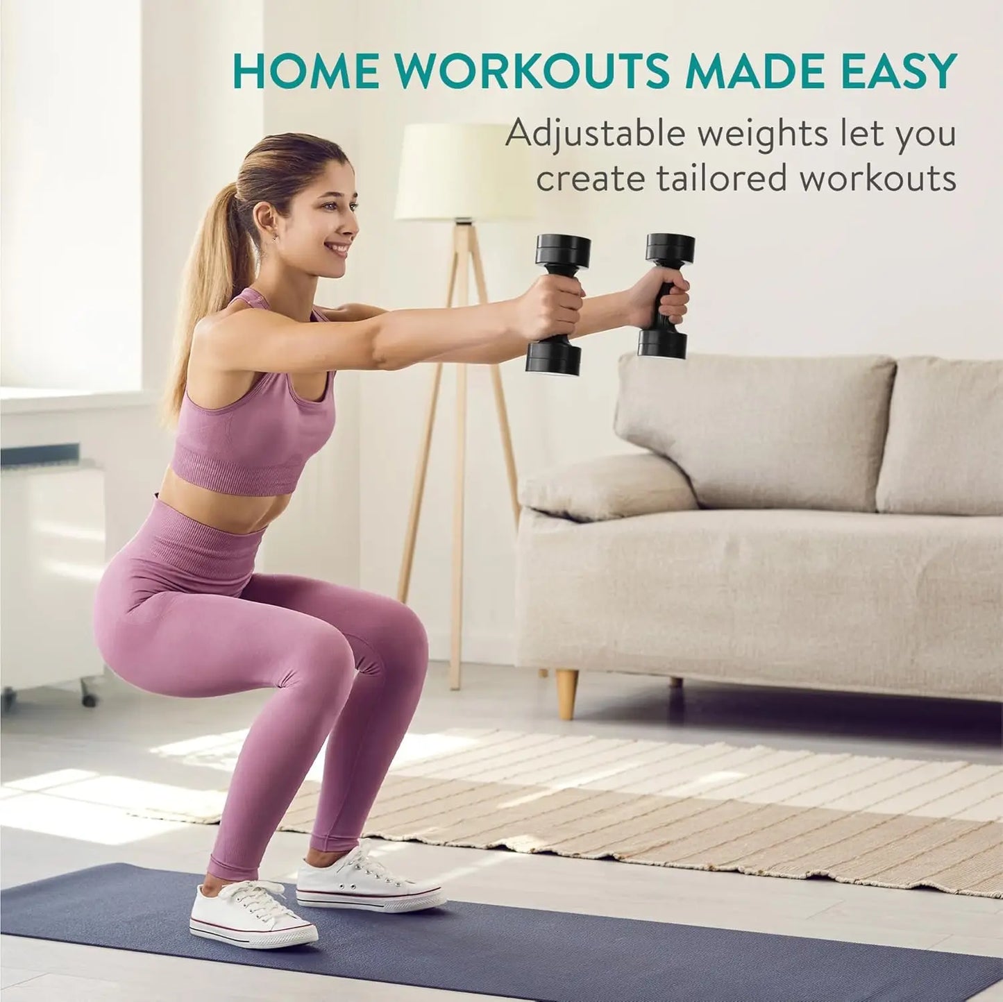 Adjustable Dumbbells Set