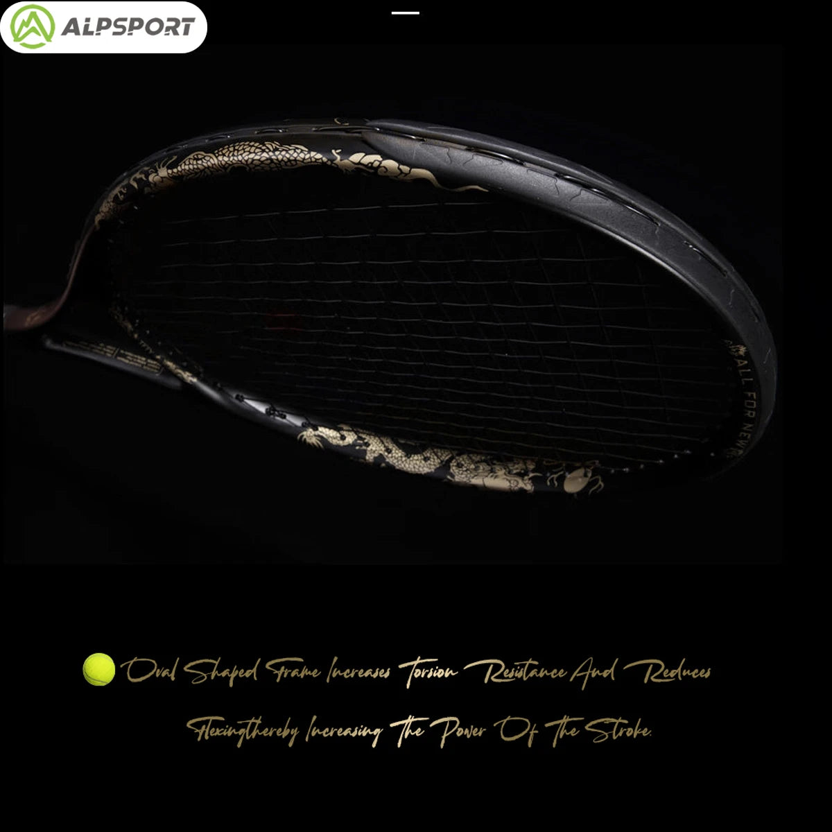 27-inch - 4 3/8-inch grip Carbon Fiber Tennis Racket