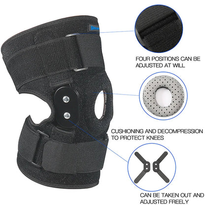 Adjustable Hinged Knee Brace Support Wrap
