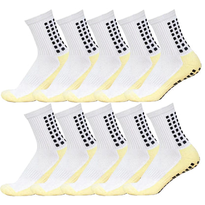 10Pairs Men/Women Athletic Grip Socks