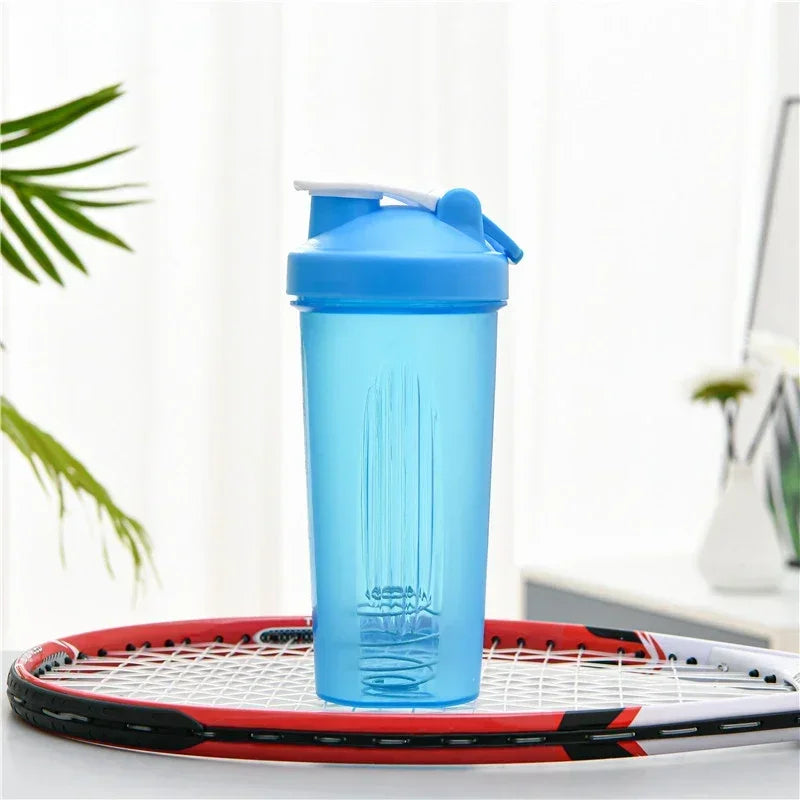 600ml Portable Protein Powder Shaker Bottle