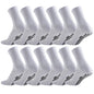 12Pairs Non-Slip Athletic Grip Socks